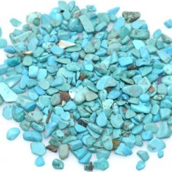 さざれチップ 穴なしさざれチップ ターコイズ 5-7mm(50g)