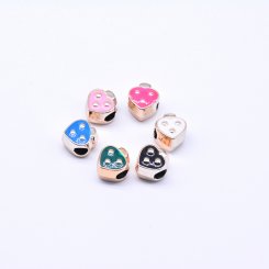 アクリルビーズ エポ付き キノコ 9×11mm【50ヶ】