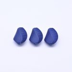 アクリルビーズ ツイスト ダークブルー 16×31mm【500g（約105ヶ）】
