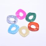アクリルチェーンパーツ 方形 43×52mm【50ヶ】