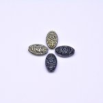 アクリルビーズ アンティーク調 オーバル 13×22mm【500g】