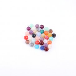 アクリルビーズ 丸型カット カラーミックス 11mm【500g/约560ヶ】