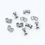 ピアス チタンキャッチ 4×7mm 5ペア（10個入）