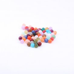 アクリルビーズ 丸型 カラーミックス 10mm【500g/约930ヶ】