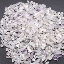 天然石さざれチップ 穴なしさざれチップ 水晶 5-7mm(50g)