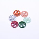 アクリルチャーム 丸型 笑顔 3×24mm 【100ヶ】