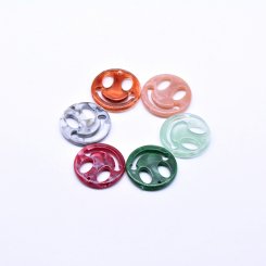 アクリルチャーム 丸型 笑顔 3×24mm 【100ヶ】