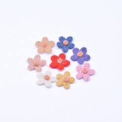 フラワーパーツ クラフト 五弁花 蕊花【20ヶ(約3g】