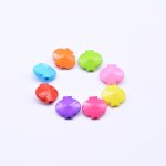アクリルビーズ ランタン型 カット カラーミックス12×14mm 【500g】