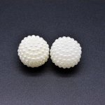 アクリルビーズ ボール パール風 ホワイト27mm【500g】
