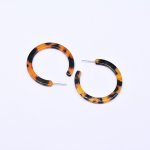 アクリルピアス リング べっこう風 5×39mm【20ヶ】
