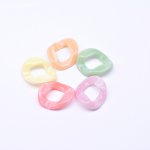 アクリルチェーンパーツ ツイスト 33×36mm【100ヶ】
