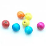 ウッドビーズ　カラーミックス 丸玉 18mm(100g)