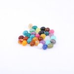 アクリルビーズ オーバル カラーミックス 10×13mm【500g/约560ヶ】