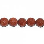 茶金石 ラウンドカット 8mm(35cm)