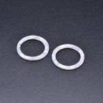 アクリルチャーム リング ライトグレー 4×32mm【50ヶ】