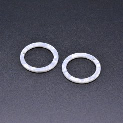 アクリルチャーム リング ライトグレー 4×32mm【50ヶ】