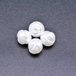 ABS製 パールビーズ 不規則 パールホワイト 9×10mm 【100ヶ】