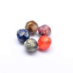 アクリルビーズ 丸型 カット 22×22mm 【100ヶ】