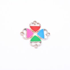 アクリルチャーム エポ付き ハート 14×17mm【50ヶ】