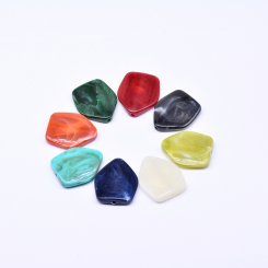 アクリルビーズ 五角 30×36mm【100ヶ】