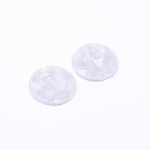 アクリルチャーム 丸型 ライトグレー 2×24mm 【50ヶ】