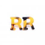 アクリルピアス R型 琥珀色 13×14mm【20ヶ】