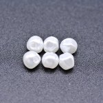 ABS製 パールビーズ 丸型カット パールホワイト 4×4mm 【100ヶ】
