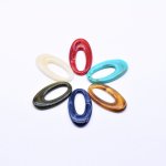 アクリルパーツ 抜きオーバル 1穴 26×47mm【100ヶ】