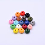 ウッドビーズ MIX 丸玉 カラーミックス 8×10mm