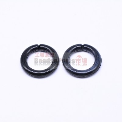 アクリルパーツ リング ブラック 14×14mm【100ヶ】