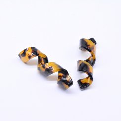 アクリルパーツ ツイスト 琥珀色15×55mm【20ヶ】