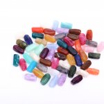 アクリルビーズ 円筒形カット カラーミックス 13×25mm【500g/约170ヶ】
