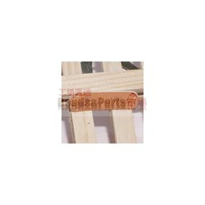 PU皮製商標 模様14 ブラウン 15x48mm