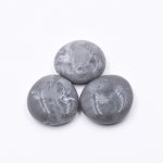 樹脂ビーズ 不規則円形 42x40mm グレー【50ヶ(約868g)】