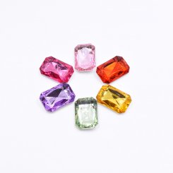 アクリルラインストーン 長方形 20x30mm 【50ヶ(約166.5g)】