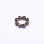 ウッドビーズ 丸玉 ブラウン 12mm【500g（約640ヶ）】
