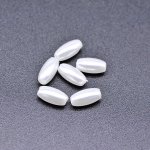 ABS製 パールビーズ ライス パールホワイト4×8mm 【100ヶ】