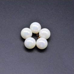 アクリルチャーム 丸型 ＡＢカラー 16×20mm【50ヶ】