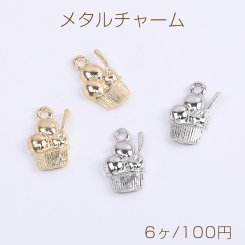 メタルチャーム アイスクリームケーキチャーム 11×18mm（6ヶ）