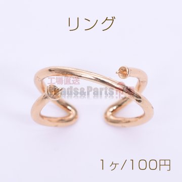 リング 指輪 デザインリング 両側芯立付き【1ヶ】