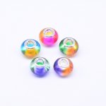 ロンデルアクリルビーズ 丸型 MIX 9×14mm【20ヶ】