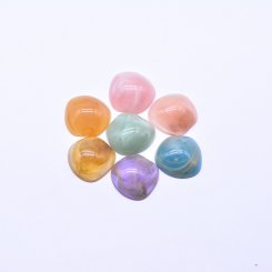 アクリルパーツ 不規則丸型 デコパーツ9×26mm 全7色【100ヶ】