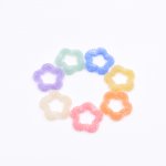 樹脂貼付けパーツ 5弁花 26x26mm 【20ヶ(約30g)】