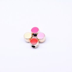 アクリルビーズ エポ付き 丸型 9×12mm【50ヶ】