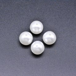 ABS製 パールビーズ 丸型 パールホワイト 11mm 【100ヶ】
