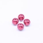 アクリルビーズ 丸型 ワインレッド 10mm 【100ヶ】