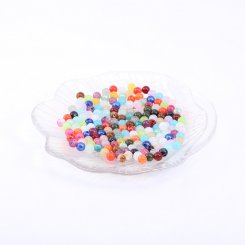 アクリルビーズ 丸玉 カラーミックス 6mm【500g/约4100ヶ】