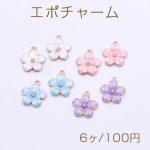 エポチャーム 梅の花 15×17mm ゴールド【6ヶ】
