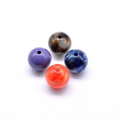アクリルビーズ 丸型 22×23mm 【100ヶ】